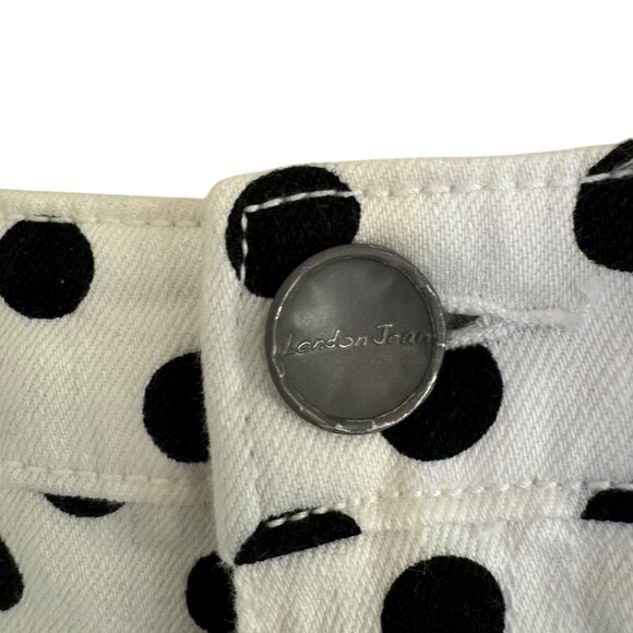 NWT! 3 For $15‼️ BUNDLE & SAVE London Jean High Rise Polka Dots Shorts Size 0 - Picture 3 of 8